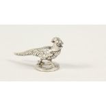 A MORDEN & CO. SILVER PHEASANT SEAL Chester 1910