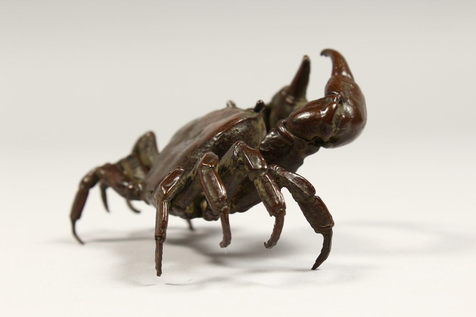 A JAPANESE BRONZE CRAB 4ins long - Image 3 of 4