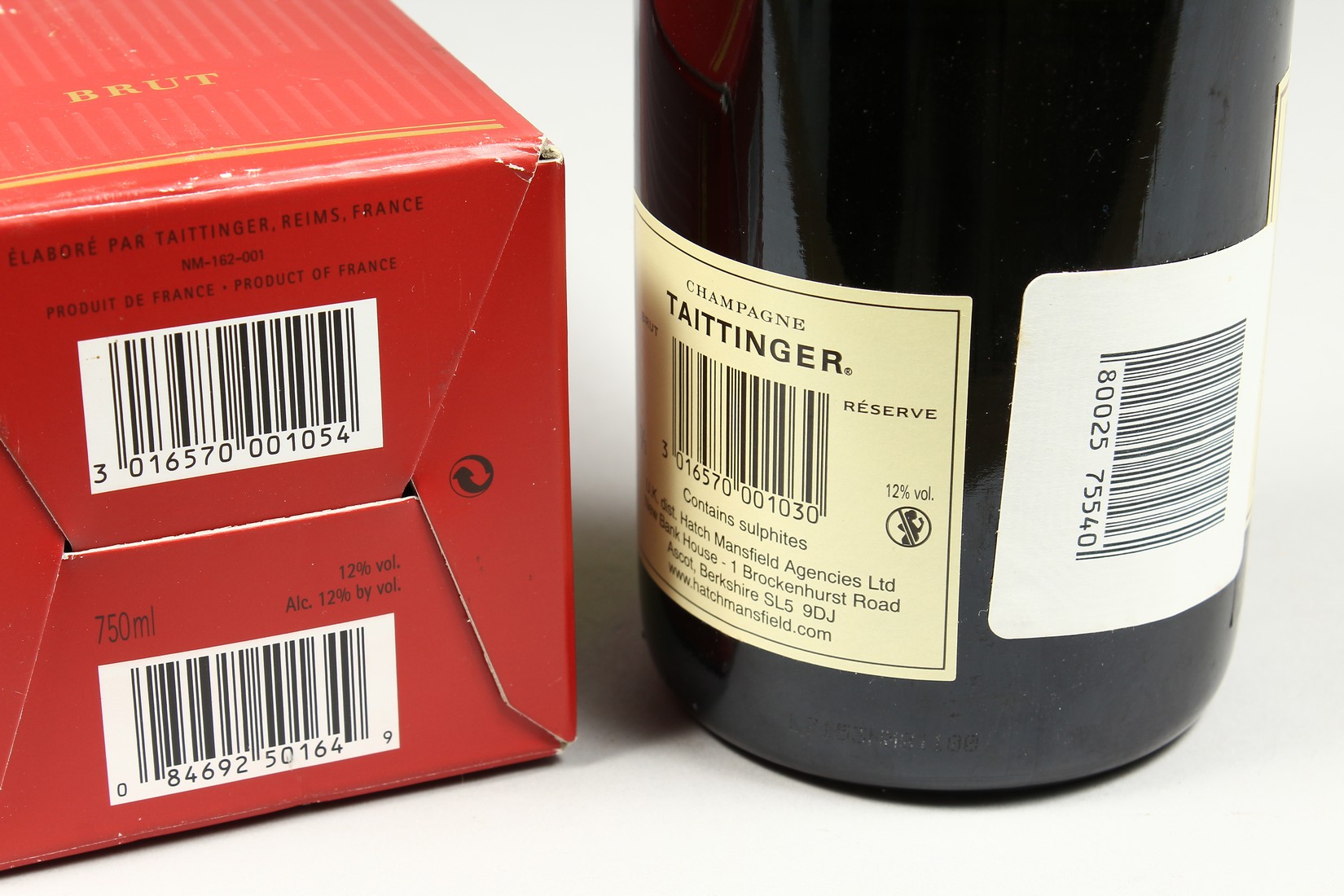 A BOTTLE OF TATTINGER CHAMPAGNE in an unopened box. - Image 7 of 8