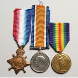 THE MEDALS OF PTE. JOSEPH HARGREAVE ASHWORTH. C. COY. 20th Public School Bat! Royal Fusiliers (