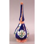 A JAPANESE IMARI / KUTANI PORCELAIN ROSE WATER SPRINKLER FOR THE ISLAMIC MARKET, with underglaze