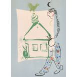 After Marc Chagall (1887-1985) French, 'House in my Village, Lithograph, circa 1960, 12.5" x 9.5" (