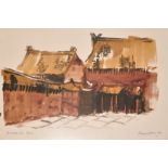 Rosamond Brown, Circa 1976, 'Forbidden City, Peking', watercolour, signed and dated 1976, 24" x