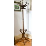 A BENTWOOD STICK STAND.