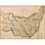 'A Map of Suffolk from the Best Authorities' circa. 1803, 16.65" x 21.25", (unframed).