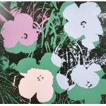 After Andy Warhol, 'Flower 64', screen print, 35" x 35".