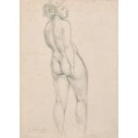 James Arden Grant (1887-1974) British, Study of a female nude, pencil, signed and dated 1922. 14.