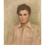 Helen Donald Smith (1880-1930) British, A head and shoulders portrait of a youth and another similar
