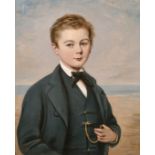 W. Child (circa 1877) A portrait of Walter Harold Davies at eleven years and five months,