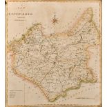 'A Map of Leicestershire from the Beft Authorities' circa. 1803, 19" x 17.25", (unframed).