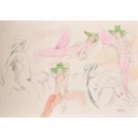 Peter Gerald Collins A.R.C.A (1923-2001) A substantial folio of more than 200 life drawings,