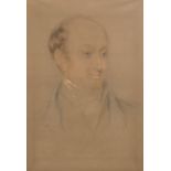 19th century English school, A pastel portrait of a gentleman, 20" x 14.5".