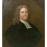 18th century, A head and shoulders portrait of a gentleman, oil on canvas, 30" x 25".