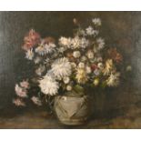 Emily Murray Paterson (1855-1934) A still life of mixed flowers, oil on canvasboard, signed, 20" x