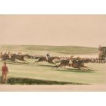 C. N. Smith after S. Alken, 'The Cambridgeshire Stakes', 14" x 20.5". and two other prints of