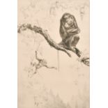 Leonard Robert Brightwell (1889-1983) British, 'No Monkeying', drypoint etching, signed and