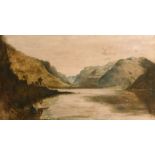 B.B. Wadham, 19th century, 'Early Evaporation and Cloud Forming, Tal-y-Llyn N.W', Figures in a