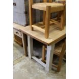 A good large beech top kitchen table