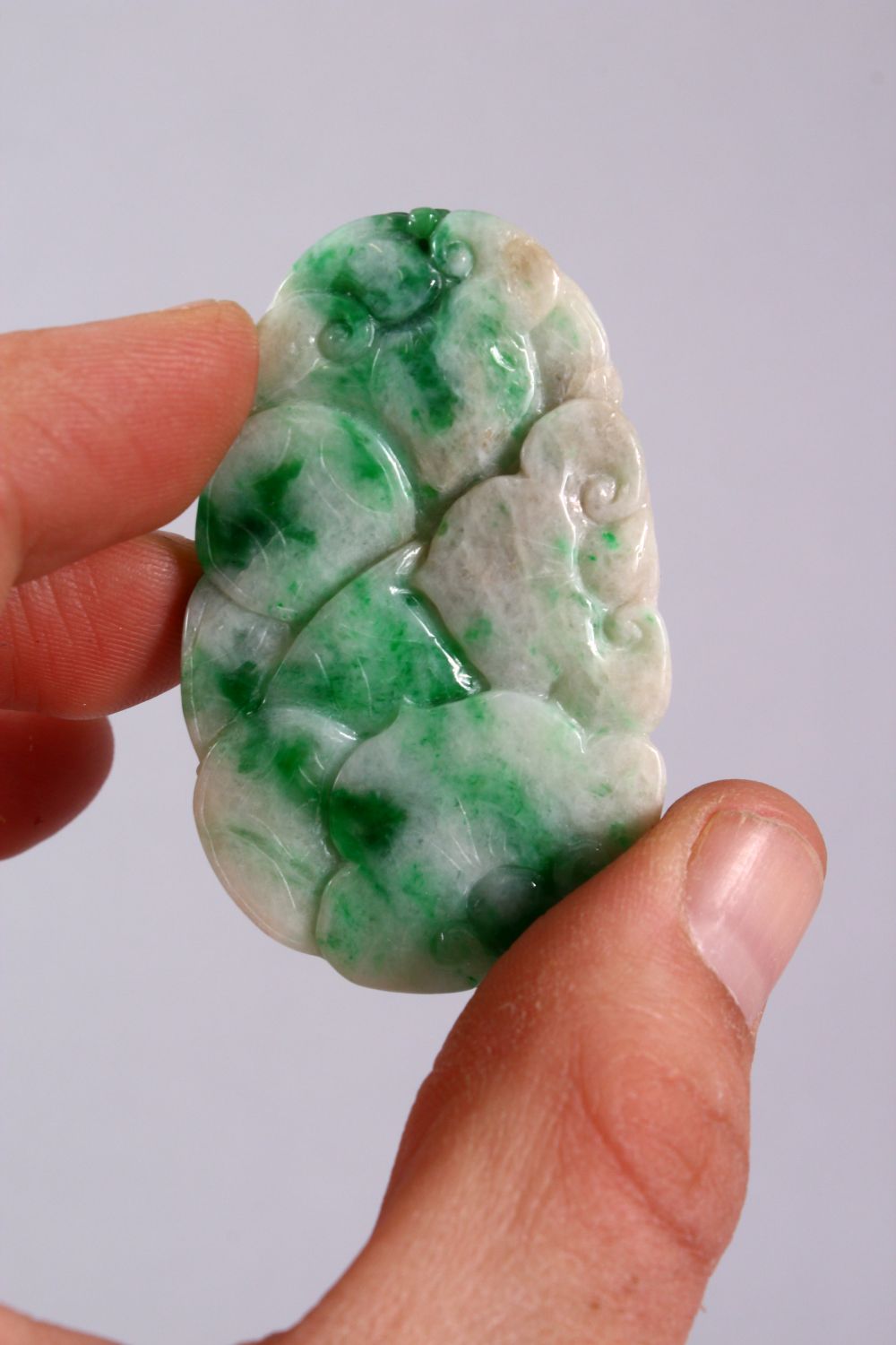 FOUR JADEITE PIECES. - Image 3 of 6