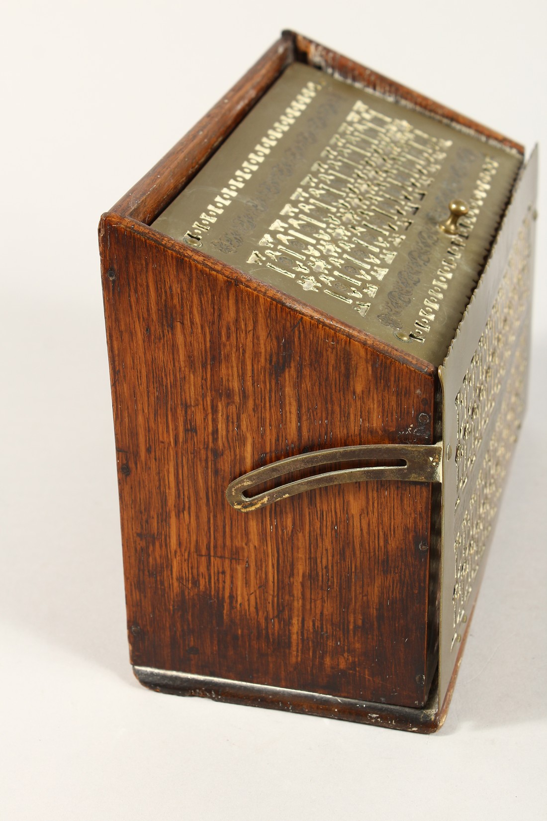 A PIERCED BRASS LETTERS FOR POST BOX 8.5ins high. - Image 4 of 6