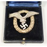 A 'C.E. JUNCKER OF BERLIN' NAZI LUFTWAFFE BROOCH