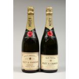 MOET AND CHANDON BRUT IMPERIAL, 2 BOTTLES