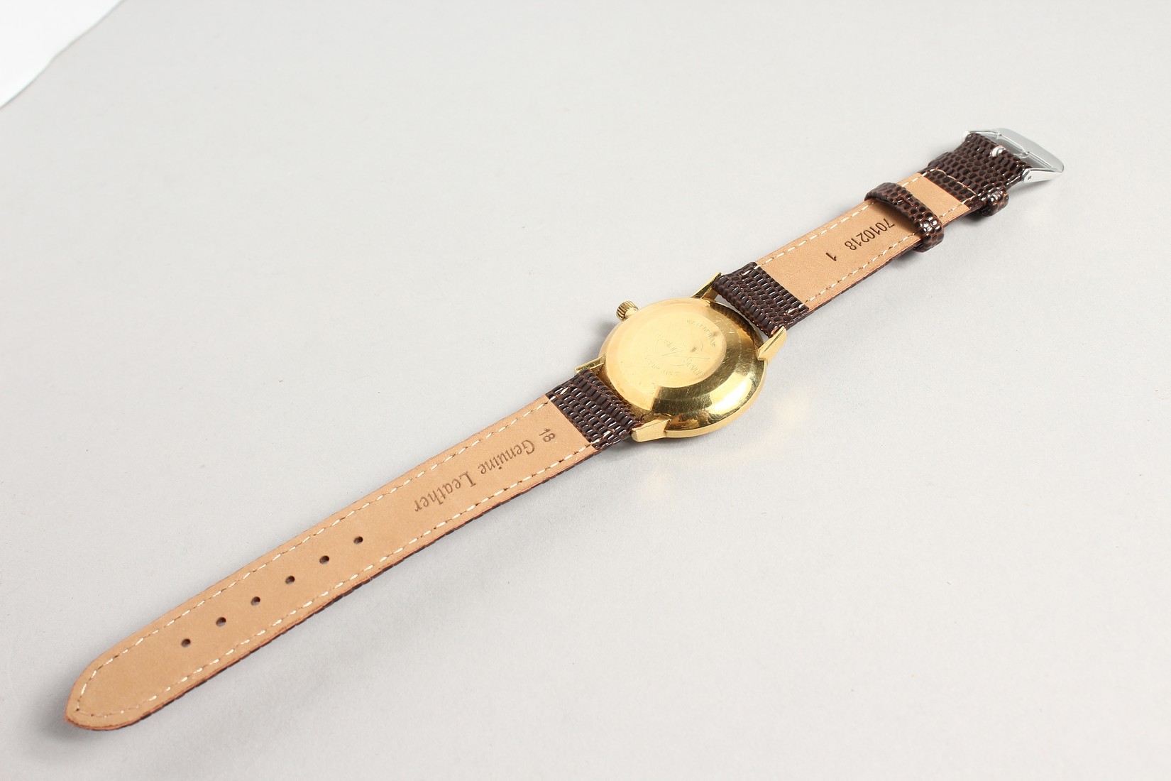 AN 18CT TISSOT SEASTAR AUTO WATCH with leather strap - Image 4 of 4