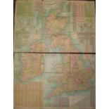 [MAP] Richardson's New Chart of the British Isles, large folding col. Map (1)