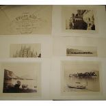 PHOTOGRAPHY. NOACK (Alfredo) 5 oblong folio Genoa & environs mounted photos + retailer's envelope.