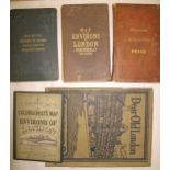 [LONDON] 3 folding maps: Map of the Environs of London; Stanford - Map of the Environs of London; G.