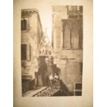 [VENICE] ONGANIA (F.) Calli e Canali in Venezia, 15 photogravures (only), folio, printed wrapper, 38