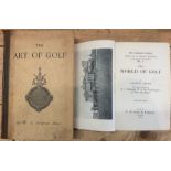 [GOLF] SIMPSON (Sir W.) Art of Golf, 8vo, illus., quarter leather, Edinburgh, 1887; & another