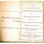 [PENTON (Stephen)] The Guardian's Instruction, or the Gentleman's Romance. Written for . . . those