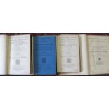 H.M.S.O. Fisheries Reports, multiple titles in 4 vols folio, not a run, maps, library cloth, L.,