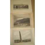 [SCOTLAND] DANIELL (W.) 3 x hand-col'd aquatints, early 19th c., unframed (3)