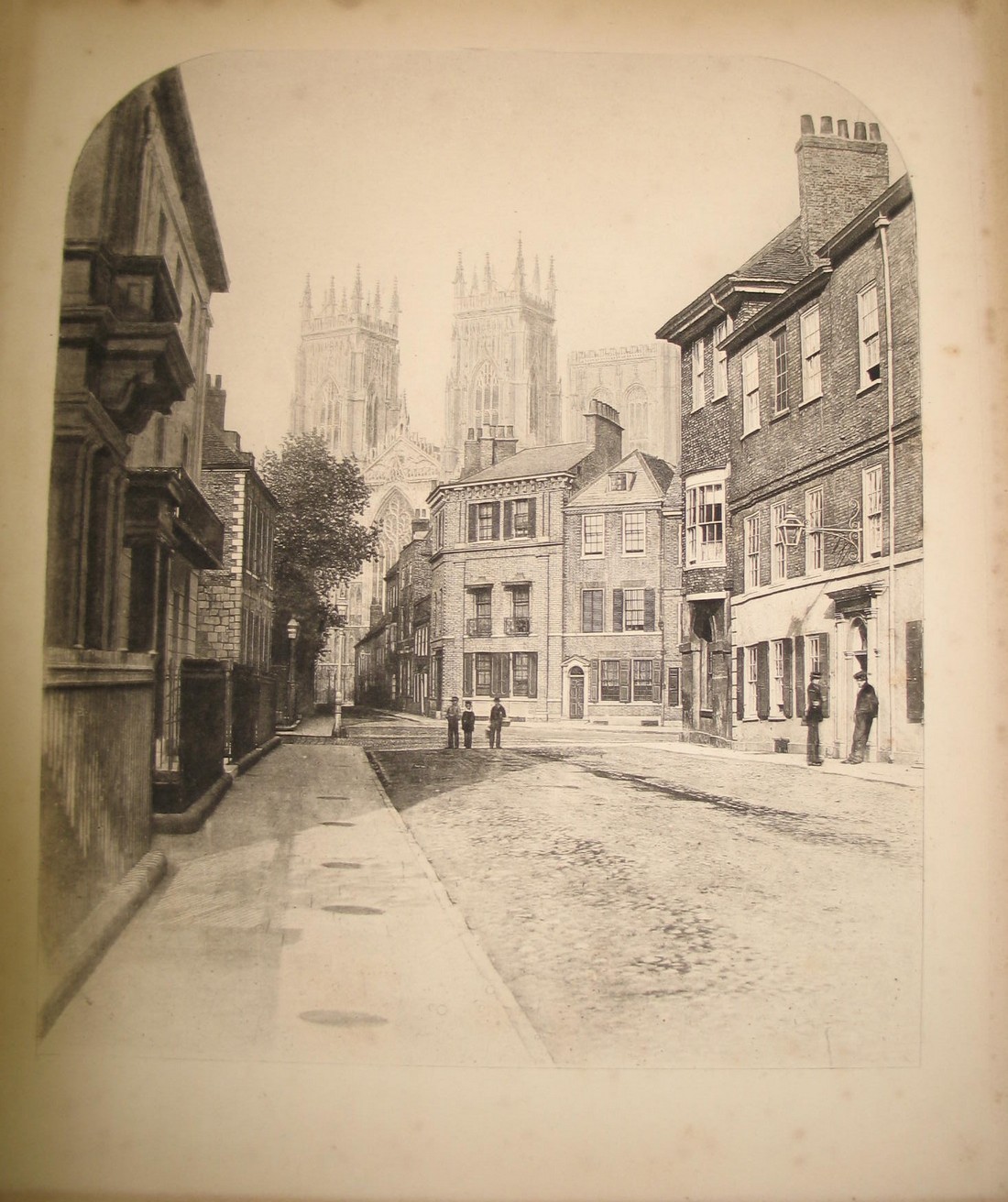 FENTON (Roger) "York," photo-engraving, unframed, mounted on card, 21 x 18 cms (1)