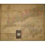 [MAP - CANADA] Stanford's folding map of Canada / British North America, in slip case, 110 x 130