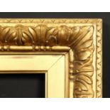 A 19th century Watts style frame, rebate size 20 x 24 , 51cm x 61cm.