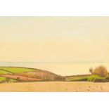 Robert Morson-Hughes (British), A country landscape, oil on board, signed, 10 x 14 .