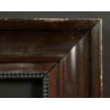 A Dutch style dark wood frame with ripple moulding, rebate size 20.5 x 24.5 , 52cm x 62cm.
