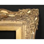 A 19th century gilt composition frame, rebate size 10 x 14 , 25cm x 36cm.