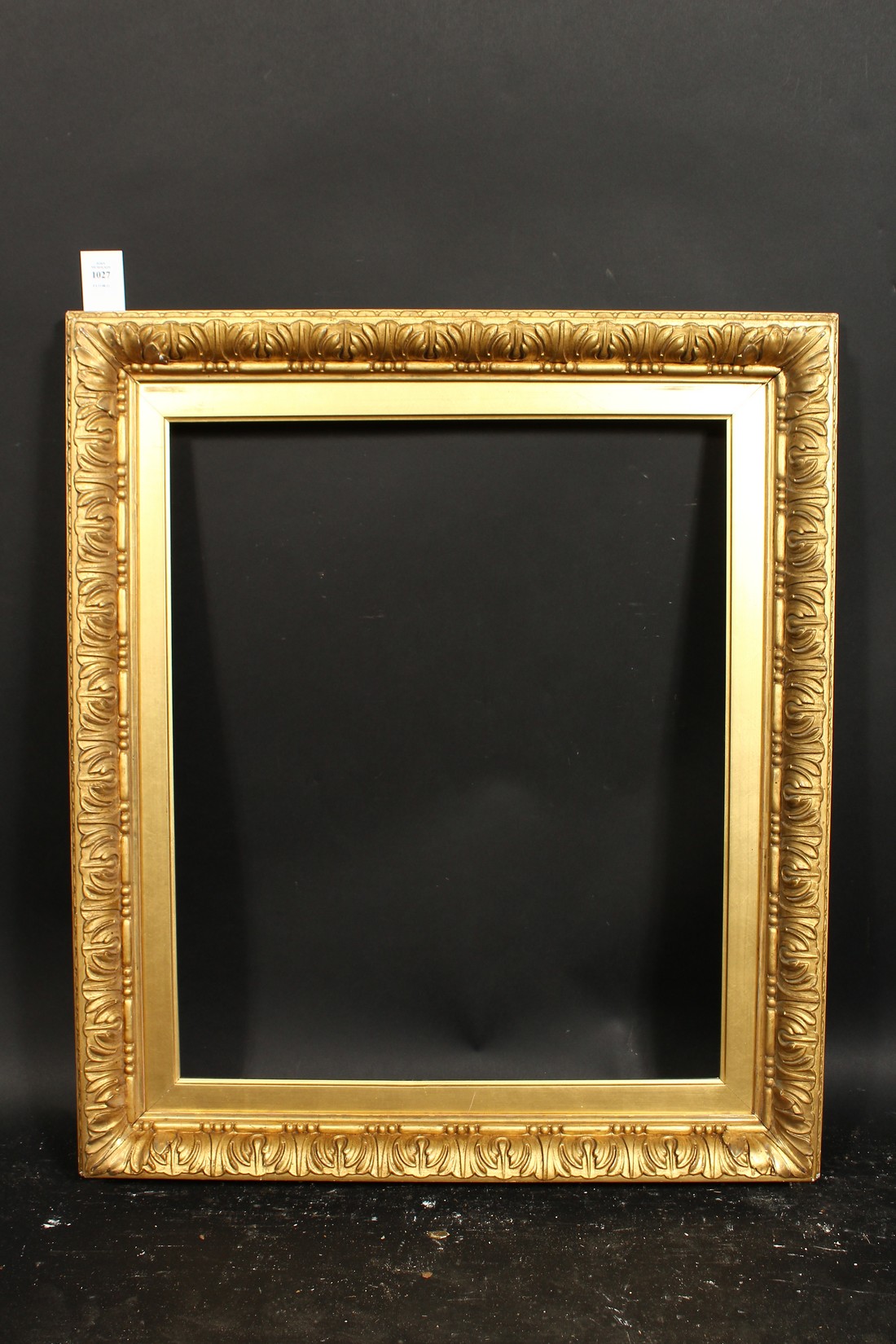 A 19th century Watts style frame, rebate size 20 x 24 , 51cm x 61cm. - Image 2 of 3