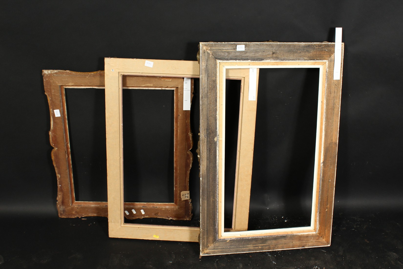 A group of three gilt composition frames 19th century and later, rebate sizes 19.5 x 23, 49.5cm x - Image 3 of 3