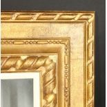 A fine quality carved wood frame, rebate size 29.25 x 36.75 , 64cm x 94cm, without slip 30.5 x 38.25