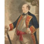 Richard Purser after Reynolds, Marquis of Grandby , hand coloured Mezzotint, 15.5 x 11.5 . (