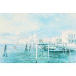 Clive Madgwick R.B.A. (1934-2005) Venice , print, signed in pencil, numbered 2/500, 15 x 9.75".