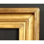 A 19th century hollow frame, rebate size 33.5 x 41.5 , 85cm x 105cm.