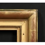 An early 20th century moulded gilt frame, rebate size 10 x 13 , 25cm x 33cm.
