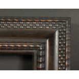 A Dutch style ripple moulded frame, rebate size 26 x 45 , 66cm x 115cm.