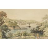 William Spreat (19th century), Dartmouth , hand coloured lithograph, along with another by Spreat (